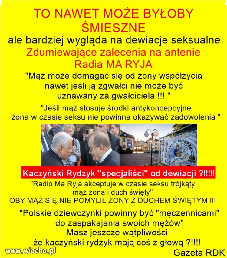 Na takich wynaturzeńców skończyła mi się elokwencja.