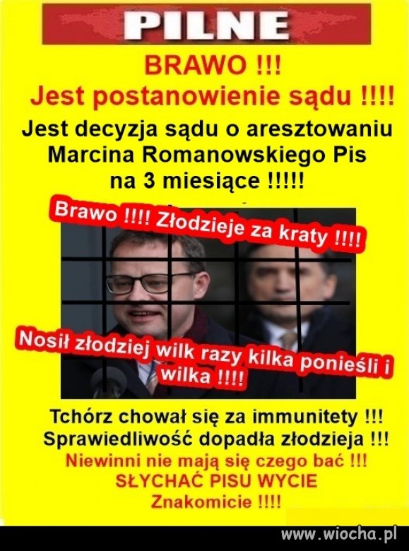 Dobra wiadomość! Złodziej trafi do aresztu!