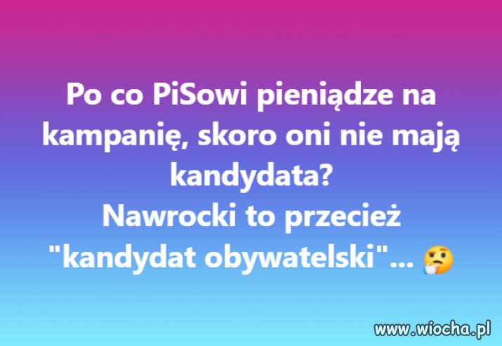 Hej PiSiory! Po co tak walczycie o kasę na wybory?