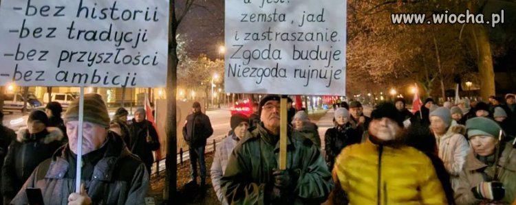 U bąkiewicza na proteście jak zawsze