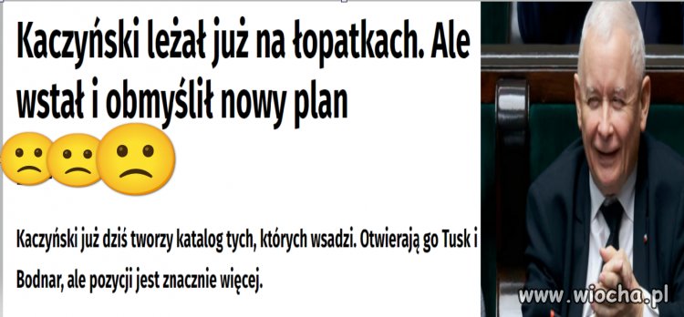 Jak się Tusk nie obudzi to tak będzie