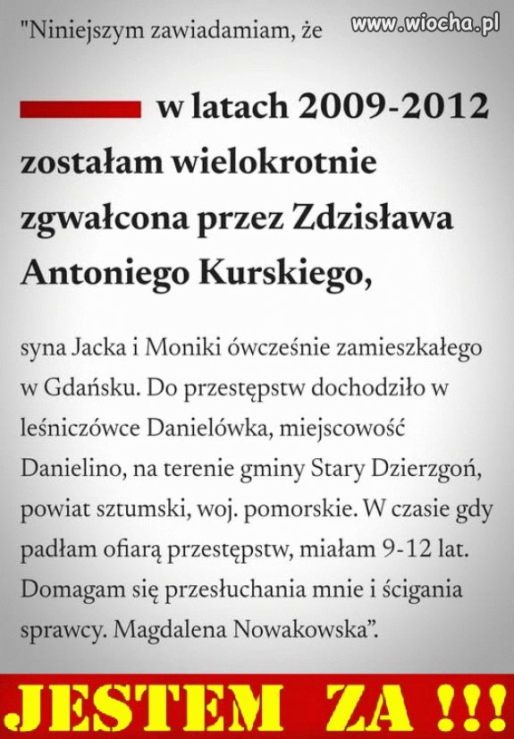 Natychmiast ją przesłuchać