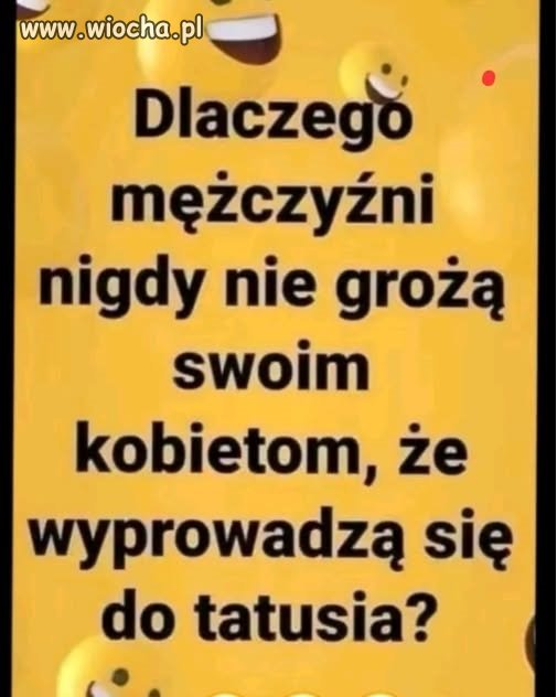 ...być może dlatego...