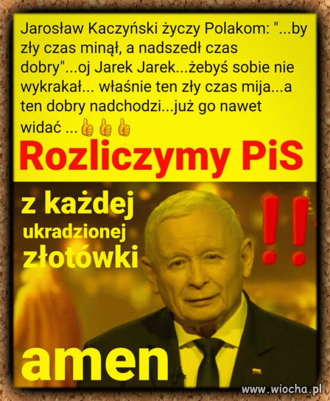 Jarosław życzy Polakom