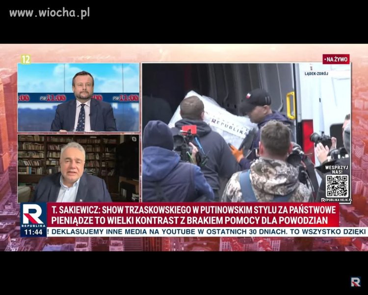 Worek przyniósł,pralkę na plecach