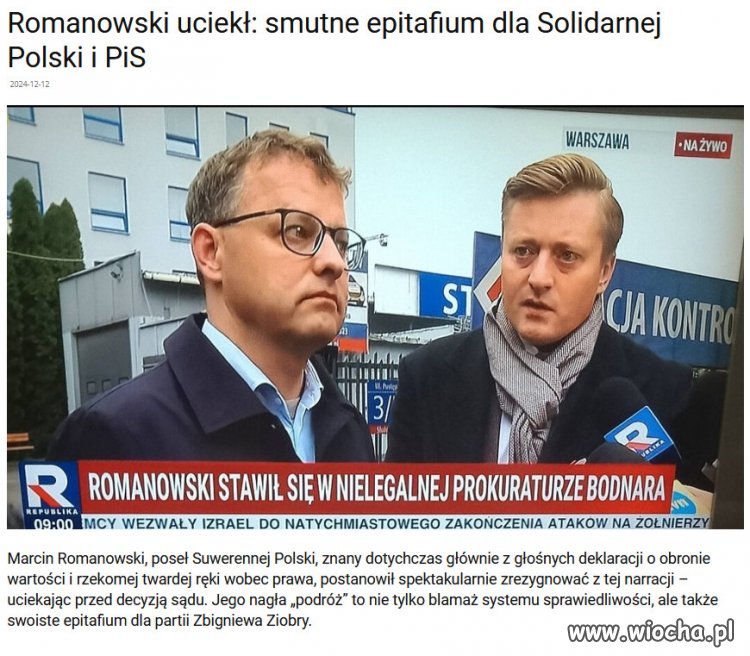 Zawsze głosił, że "niewinni nie mają się czego bać"