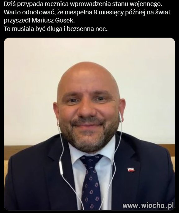 Ofiara stanu wojennego(?)