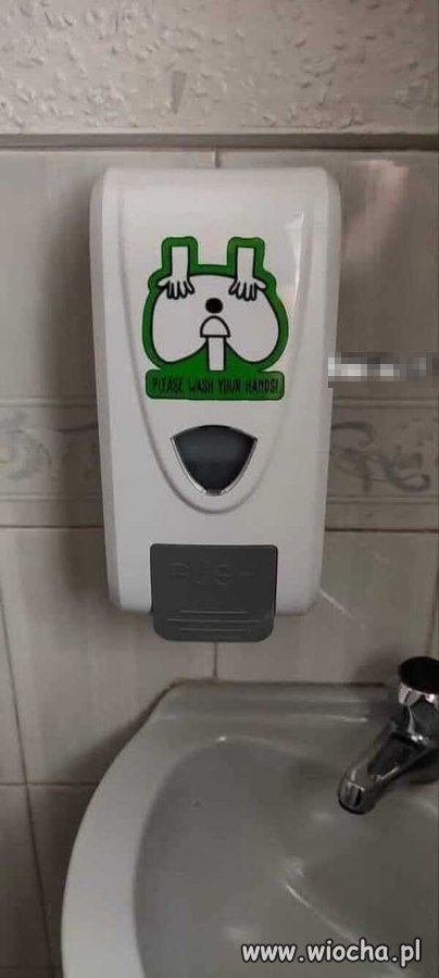 Dozownik mydła.