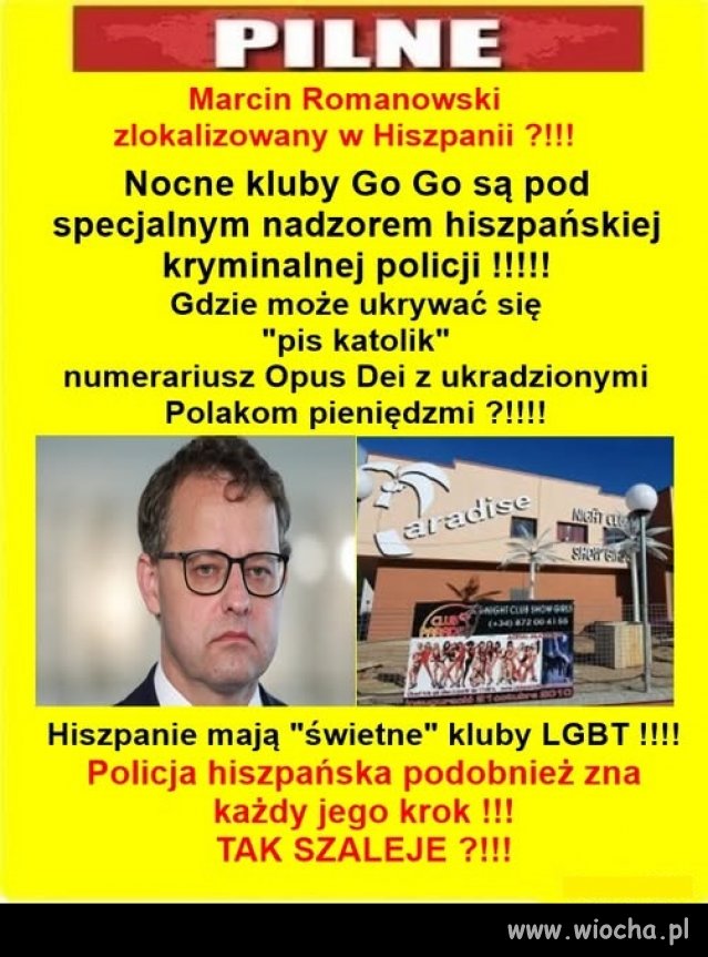 Namierzyli go w Hiszpanii. Świetnie się ukrywał ..