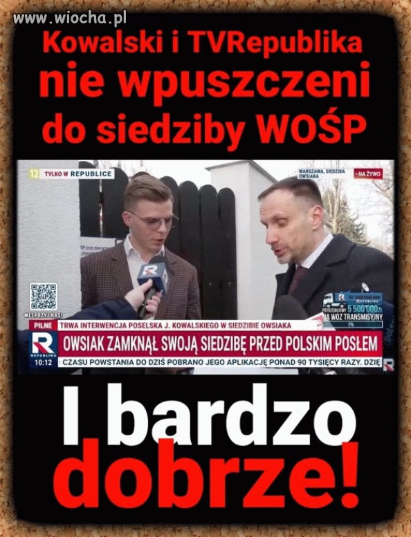 Awanturnik Janusz chciał wejść ale nie wyszło