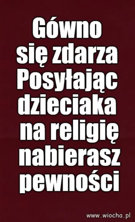 Kaprawym okiem ateisty patrząc ...