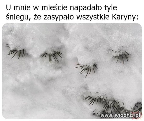 Pierwszy śnieg.