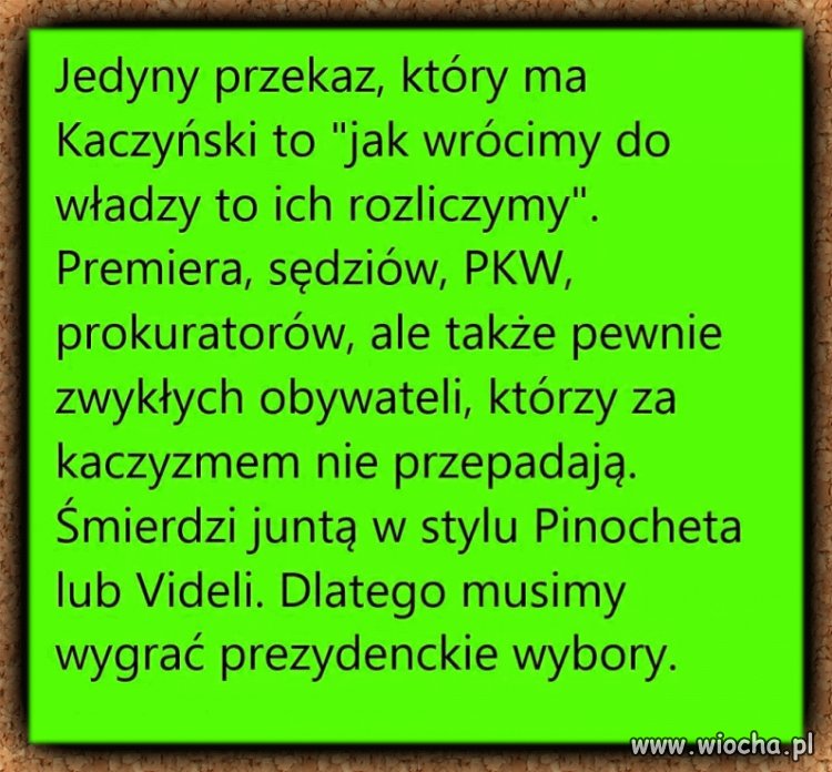 Kaczyński jest rządny krwi