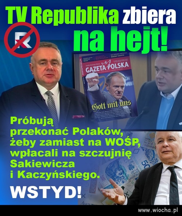 Takiego wała jak Polska cała!  Zero dla szczujni !