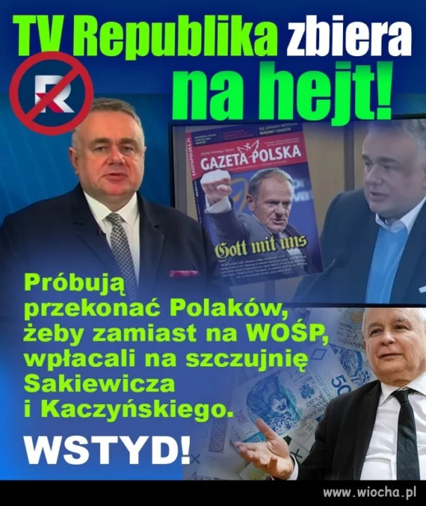 Takiego wała jak Polska cała!  Zero dla szczujni !
