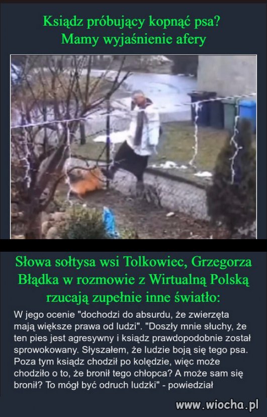 Niech zgadnę...Ten sołtys został wybrany z ambony!