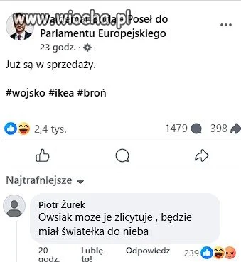 Jeden pisze bezmyślnie