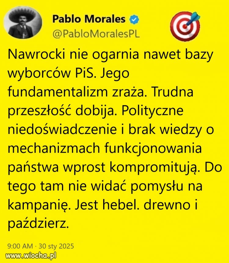 Mnie to nie martwi, ale Duda 10 lat temu też nie błyszczał inteligencją. 