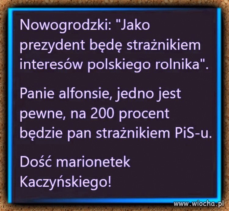 Dość pisowskich wynalazków