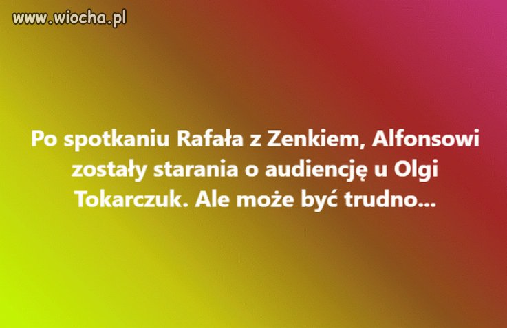 Alfonsowi to pozostaje jedynie zrobić kupę