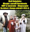 Parafianie, widząc  "zbója z siekierą"