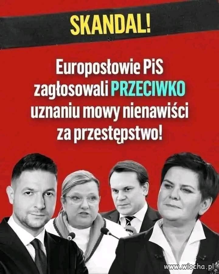 Przy braku argumentów, pozostaje im tylko mowa ...