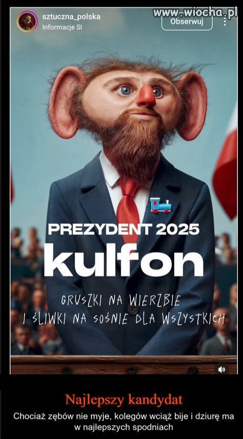Sztuczna inteligencja o kandydacie na pRezydenta!