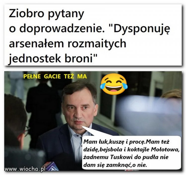 Podobno nawet okopy wykopał