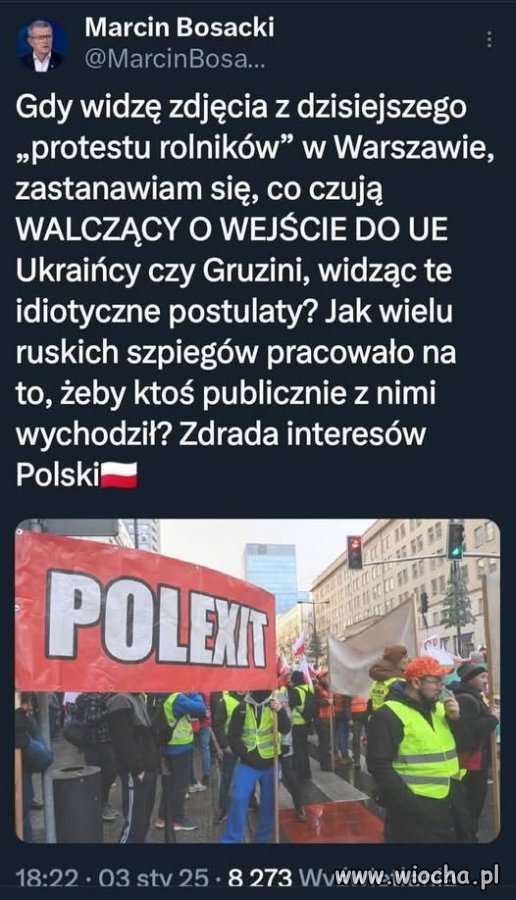 Z takimi ludźmi protestował kandydat PIS Nawrocki