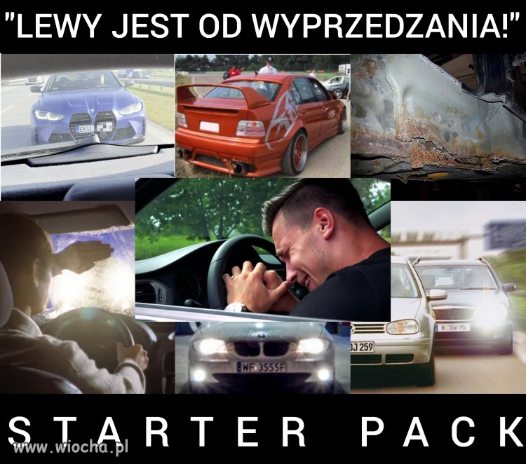 Lewy jest od wyprzedzania 