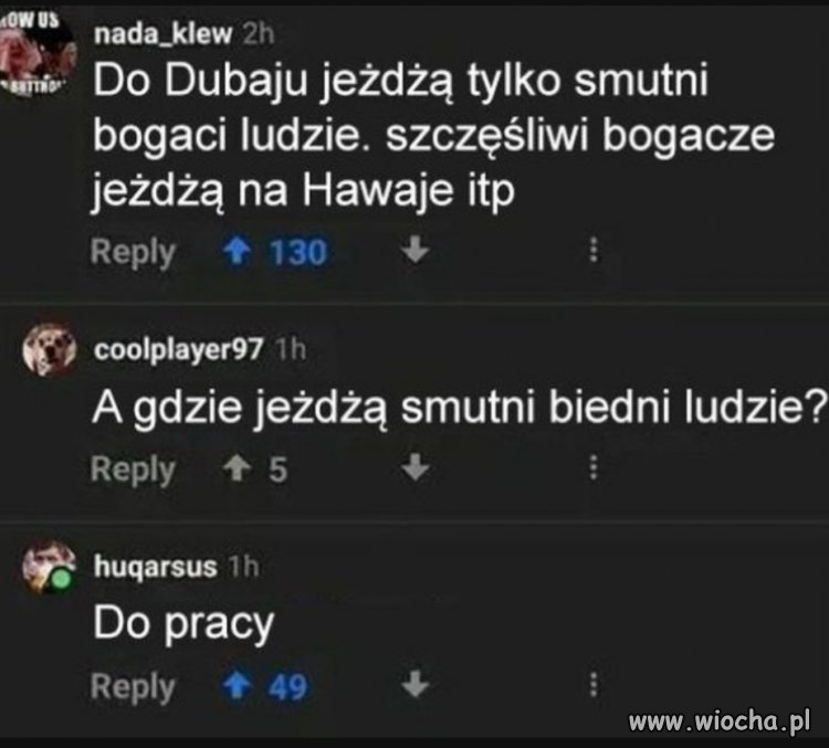 Osobiście nigdy nie miałem 