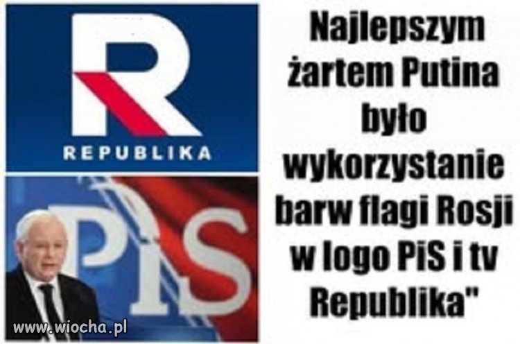Taki żartowniś z Putina...