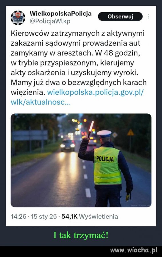 No i bardzo dobrze! Prosimy o więcej!