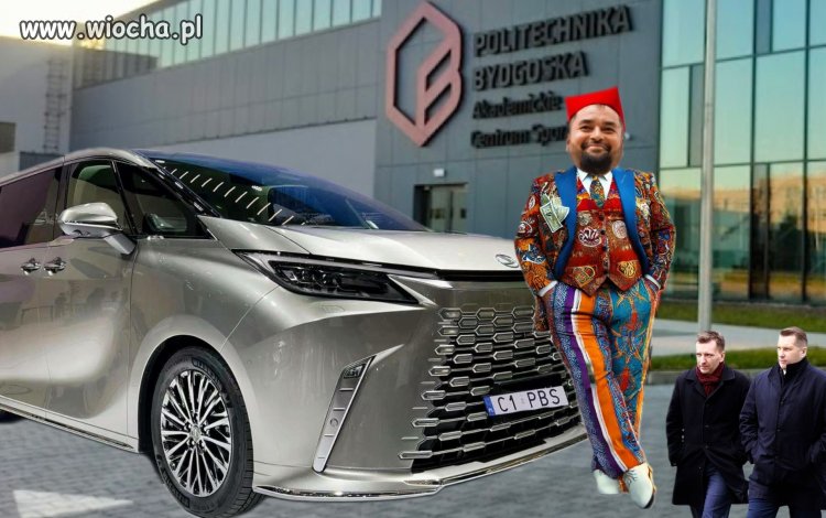 Fura  za 0.7 mln dla Pato rektora