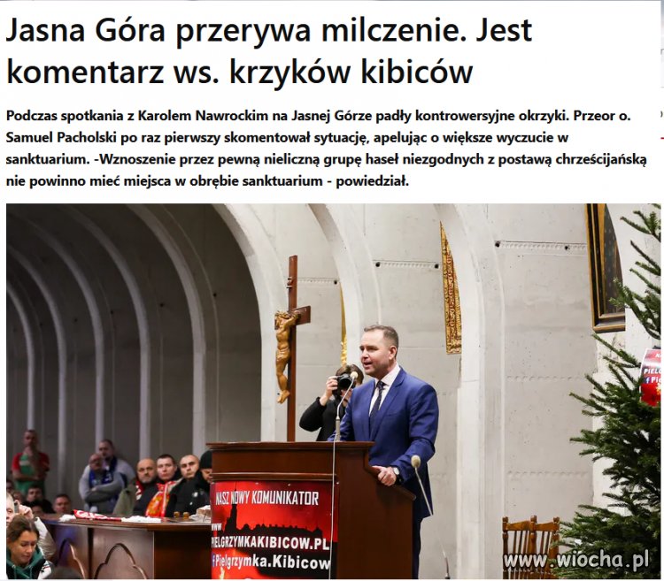 No to po co pozwalaliście na ten wiec...