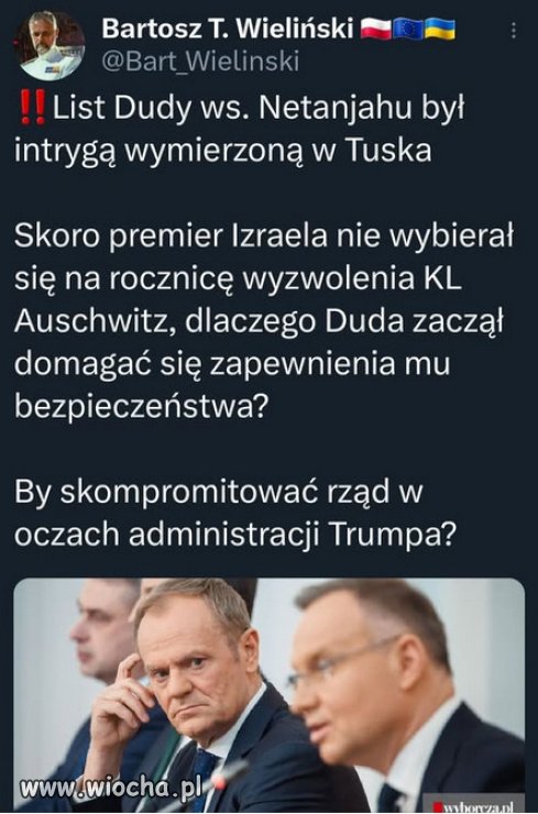 Polski rząd nie dał się w to wpuścić. Wina spada na Dudę. Wstyd!