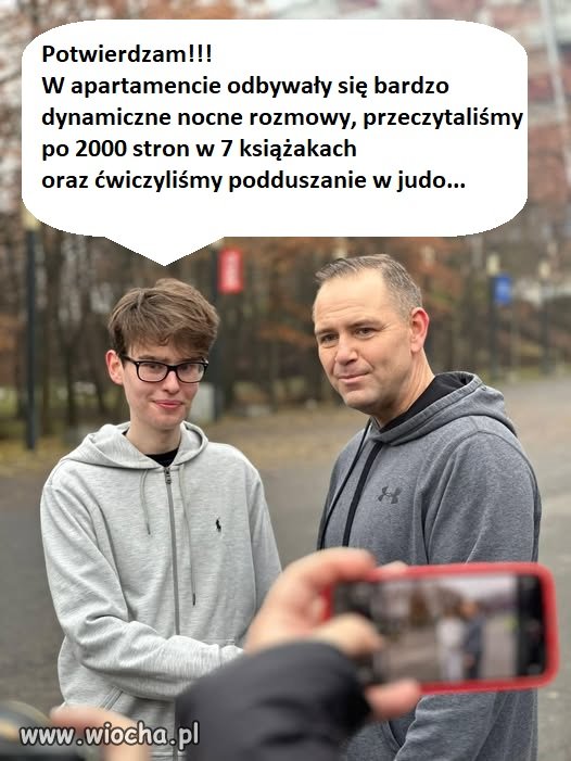 Żelazne alibi od Oskarka...