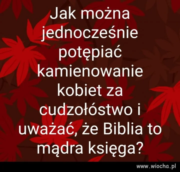 Pytanie na niedzielę ...