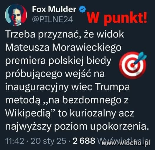 ...o taki biedak, w kurtce na chodniku