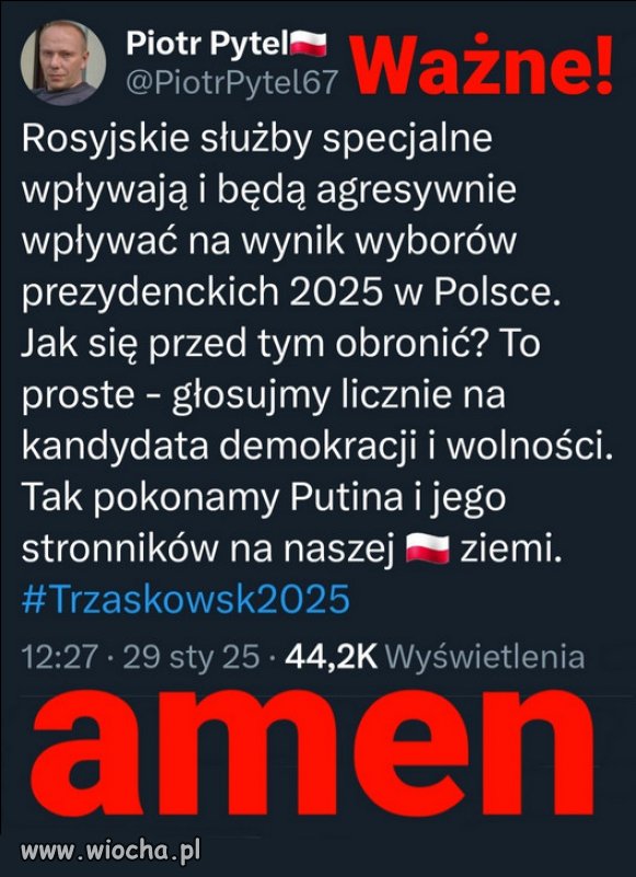 Rosja popiera PiS i Nawrockiego...Kogo popieraja Polacy?