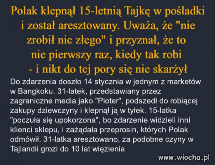 Zapuszkować dzbana, jednego kretyna mniej...