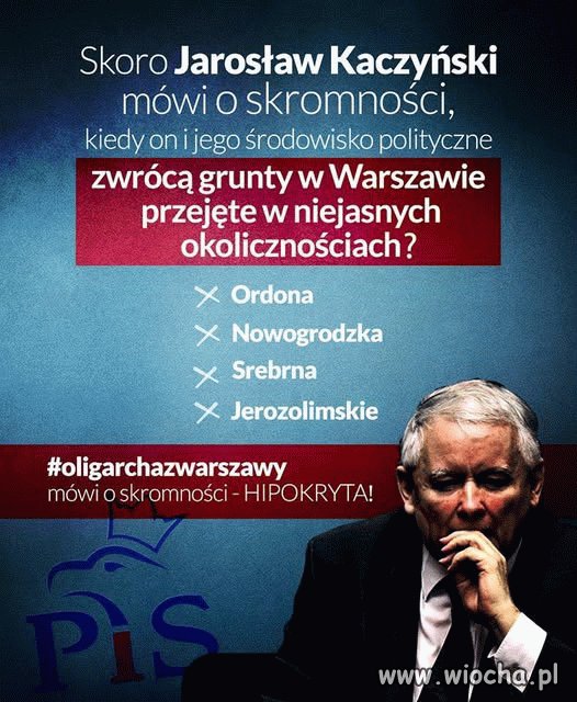 Skromny jak Kaczyński