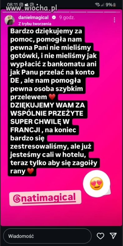 Madka sponsoruje wyjazd patologii i nierobów.
