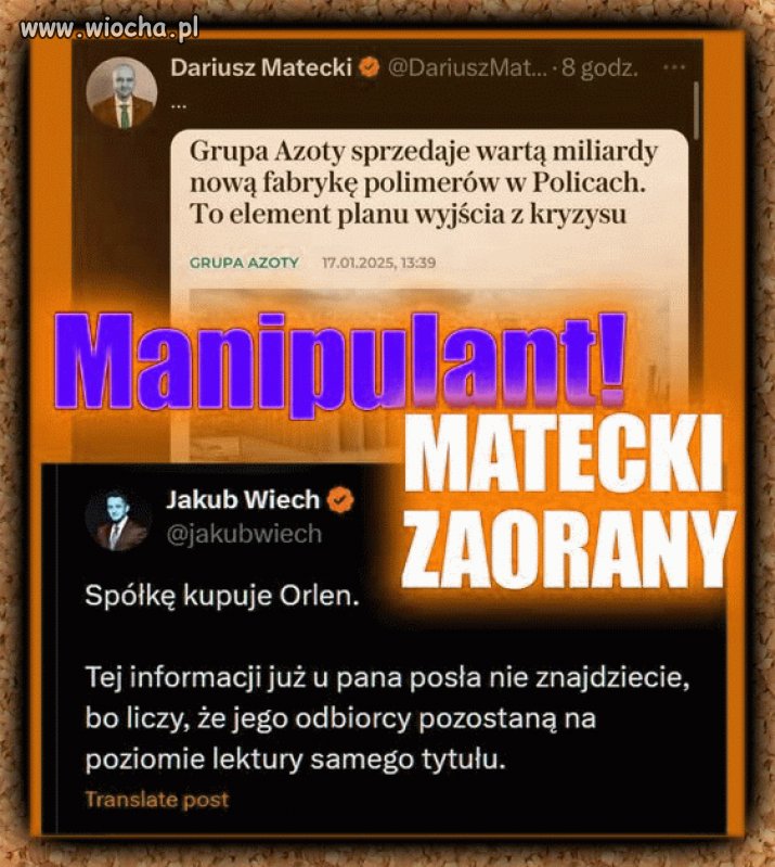 Zaoranie buca Mateckiego