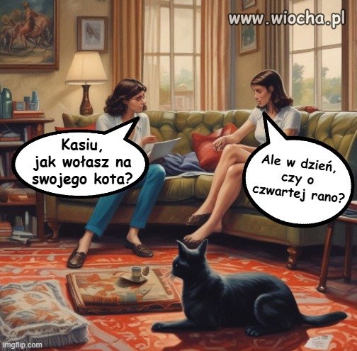 Kto mieszka z kotem,