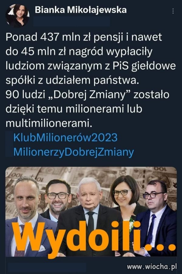 Tak działała pisowska dojna zmiana ...