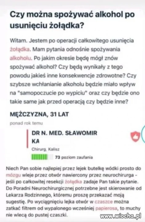 Lekarz nie wytrzymał