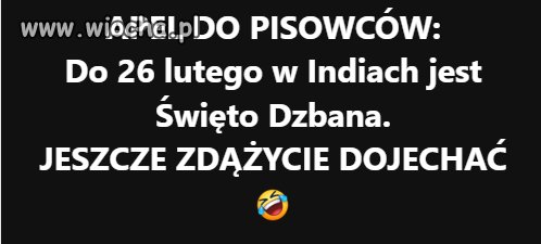Jedźcie w Pisdu..