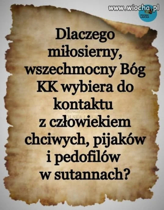 Bo kto normalny idzie do seminarium?
