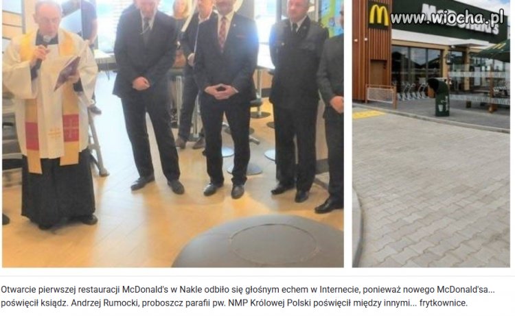 Będzie chrzczona coca cola ?